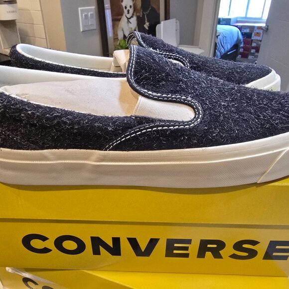 Converse x GOLF le FLEUR One Star Slip Pro Shoes Slip-On BLACK MENS SIZE 12 NEW - Picture 5 of 9
